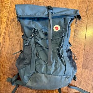 Fjallraven Navy Backpack with Black Details